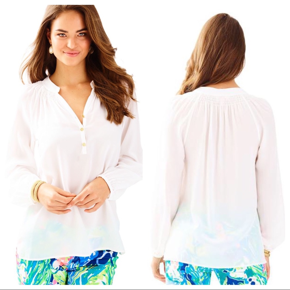 Lilly Pulitzer Elsa Top - Resort White