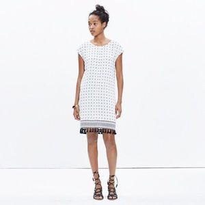 NWT Madewell scatterblock shift dress XS