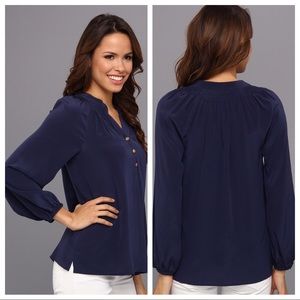 Lilly Pulitzer Elsa Top - True Navy
