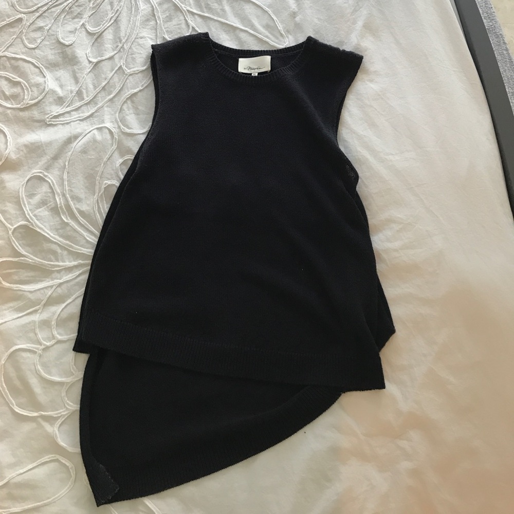Phillip Lim asymmetrical back sleeveless sweater