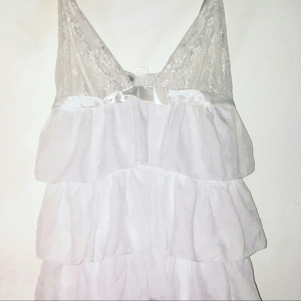 White/Cream Lace Baby doll Nightie 3XL