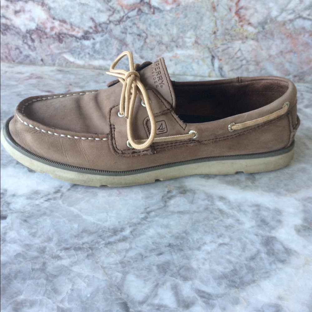 Sperry top-sider brown suede