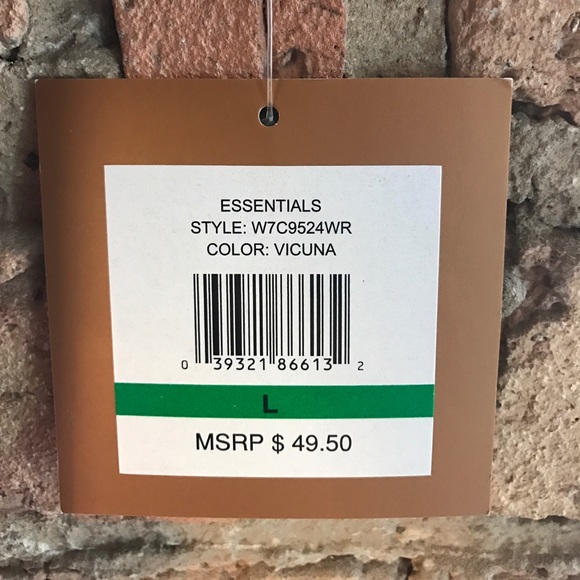 Ellen Tracy Brown Scoop Neck Top with Gold Detail - Picture 3 of 4