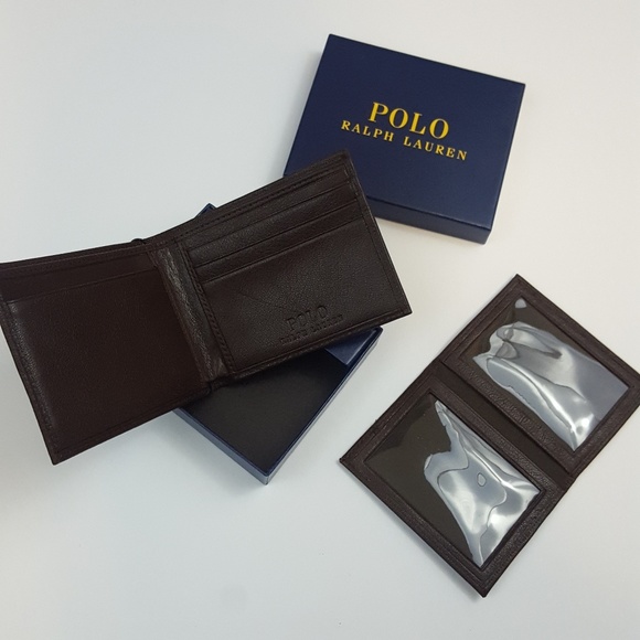 ♂ POLO RALPH LAUREN Brown Bifold Leather Wallet - Picture 4 of 6