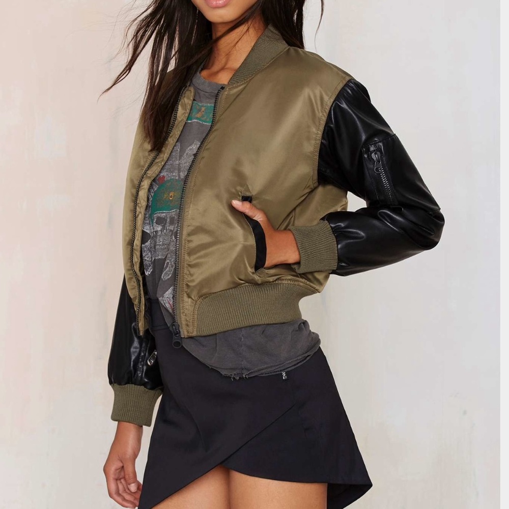 Nasty Gal Ray Bomber Jacket