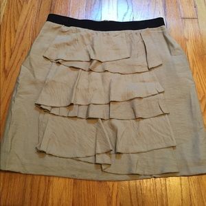 BCBG khaki skirt
