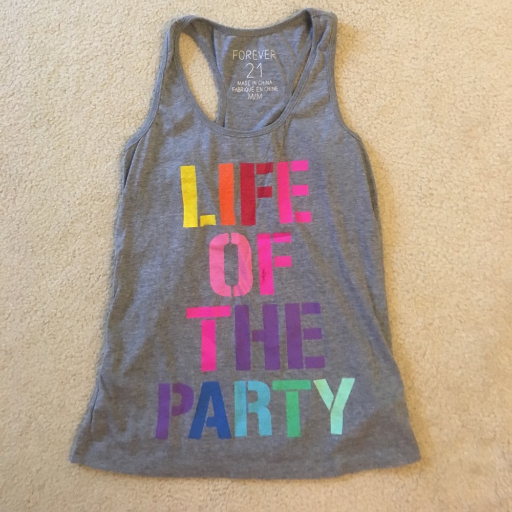 Gray tanktop