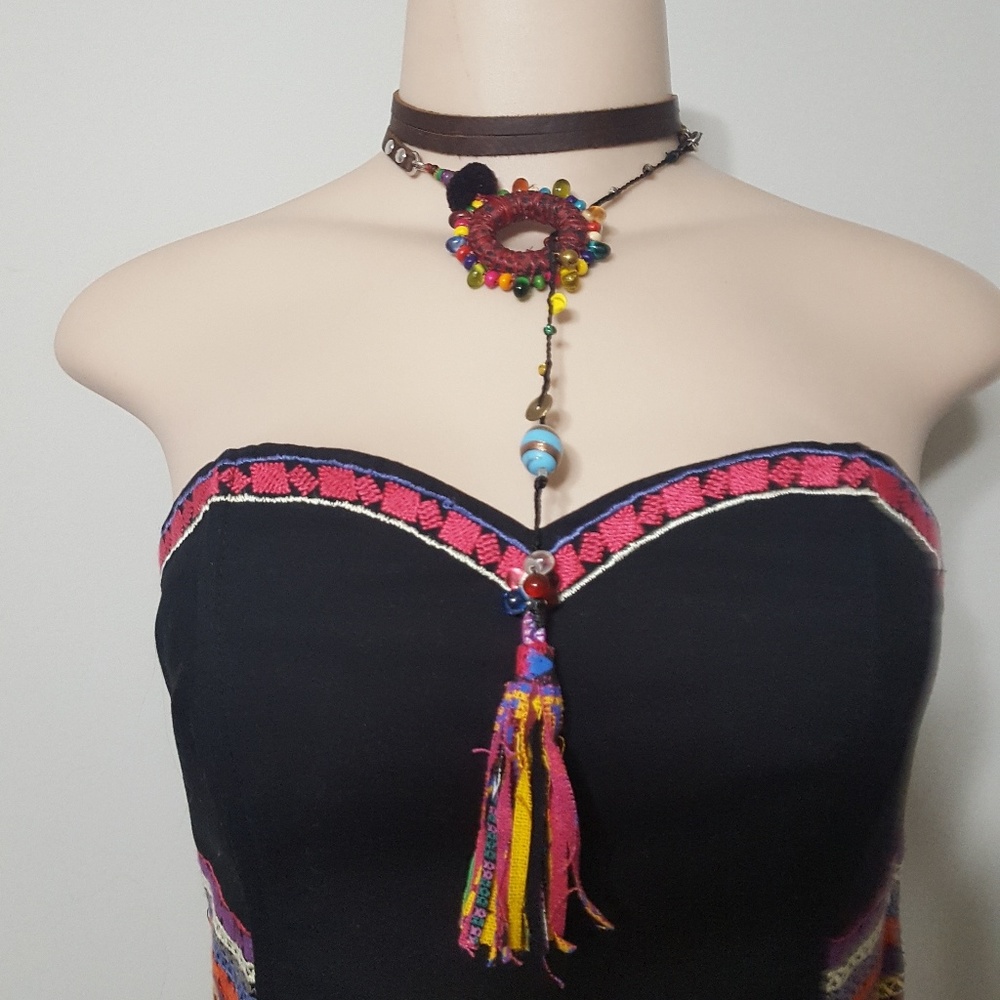 🚫🚫SOLD🚫🚫NEW DESIGN LEATHER WRAP CHOKER