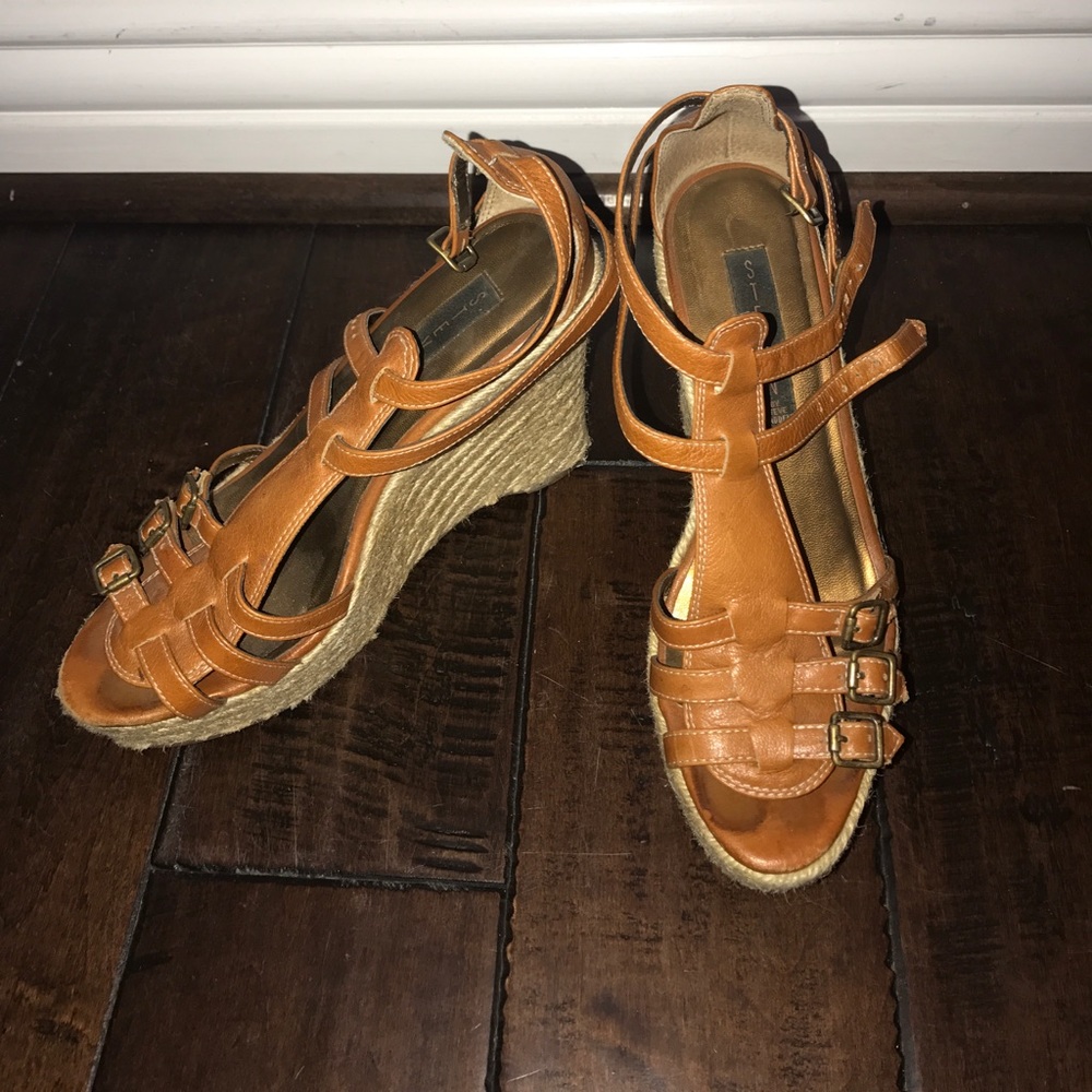 Steven by Steve Madden platform wedge sandals