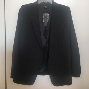 Theory Women's Black Blazer - Size 8