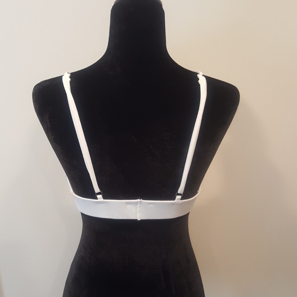 Bralette- Women's Mesh & Lace Bra - Picture 2 of 4
