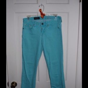 J.Crew - Toothpick Jeans in Aqua