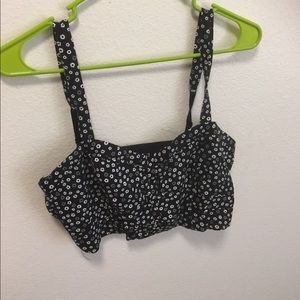 Floral crop top