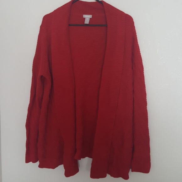 Chico's red cardigan - Picture 1 of 3
