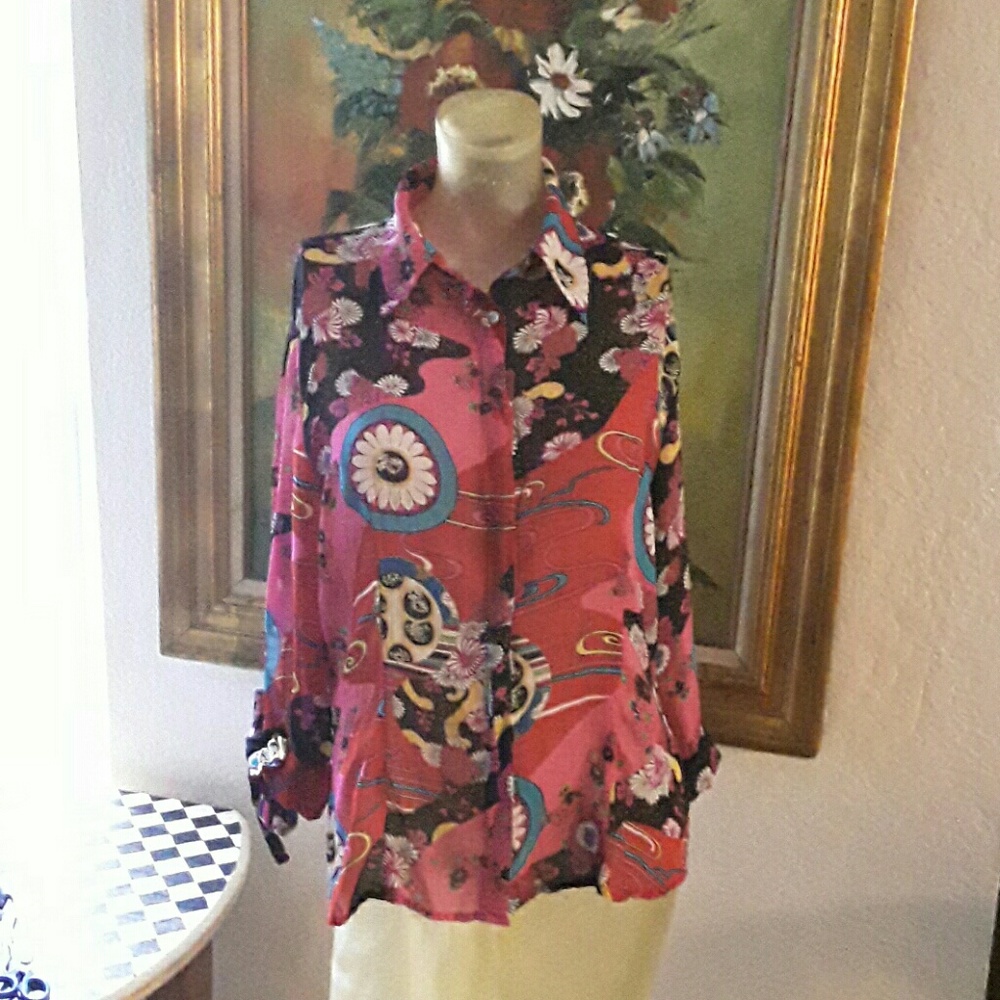 La Caviar blouse sz XL