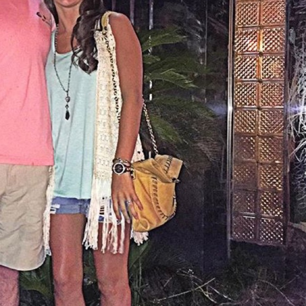 Forever 21 Fringed Vest