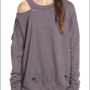 Holy Moly destroyed sweatshirt