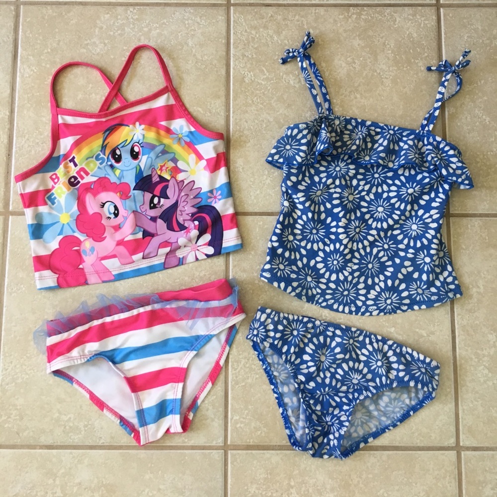 Two Girls Tankini Swimsuits