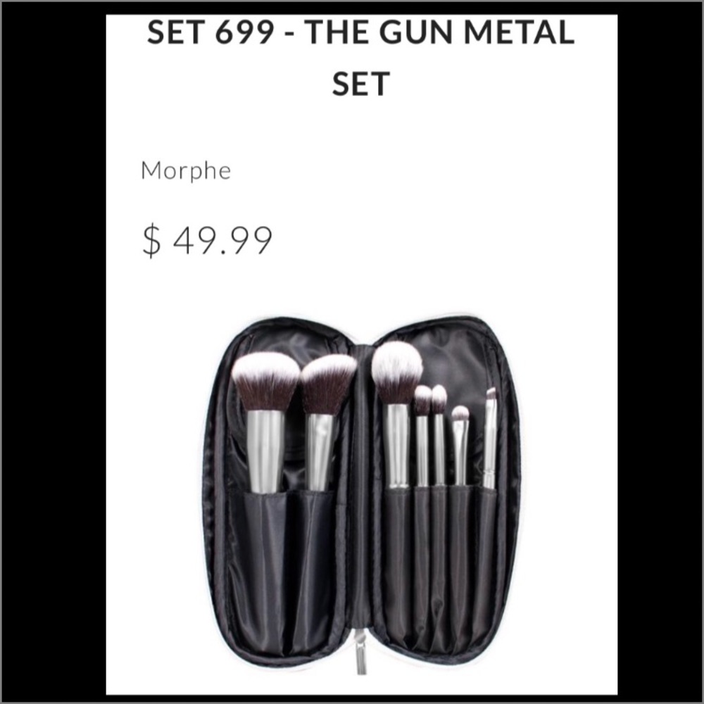 Morphe Gun Metal Set