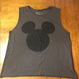 Grey Cracked Rock Micky Mouse Tank