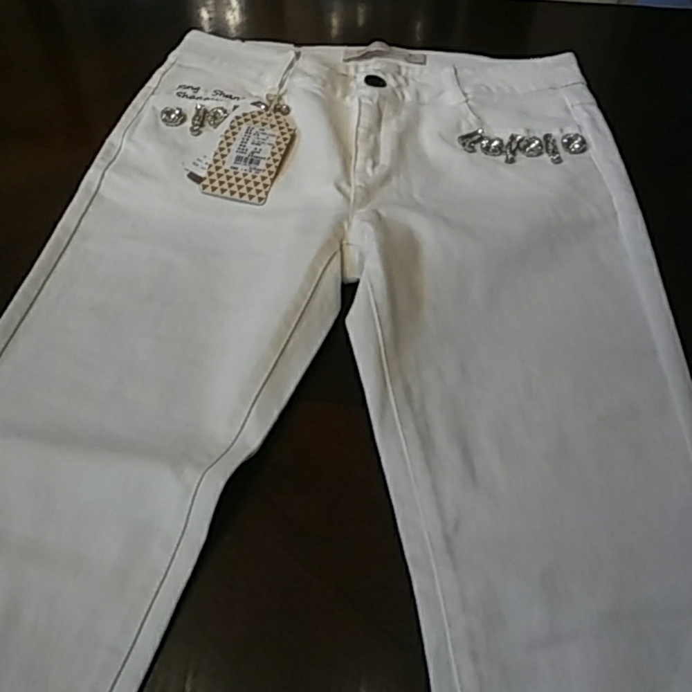 White jeans