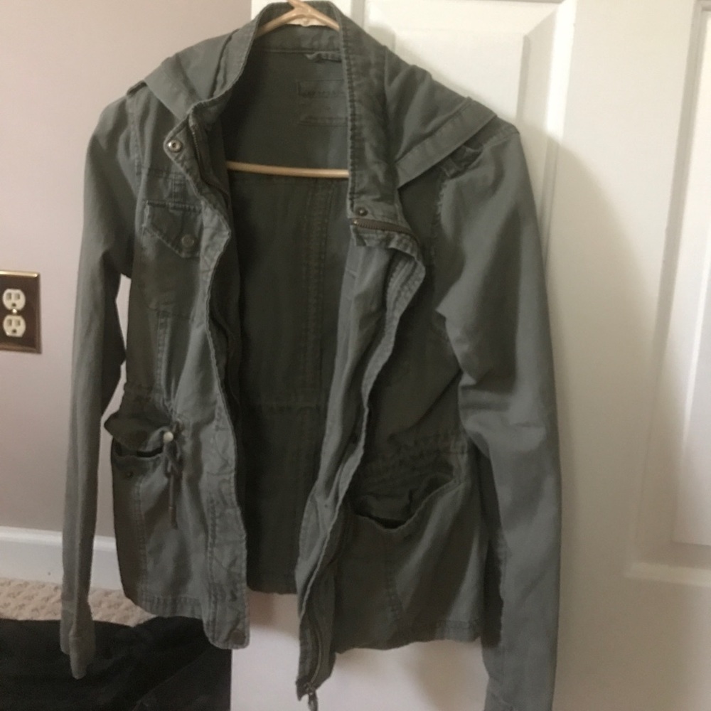 Army green jacket