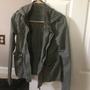Army green jacket