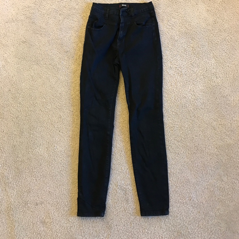 High waisted black skinny jeans urban outfitters