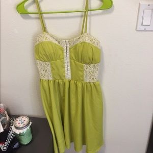 Lime green dress