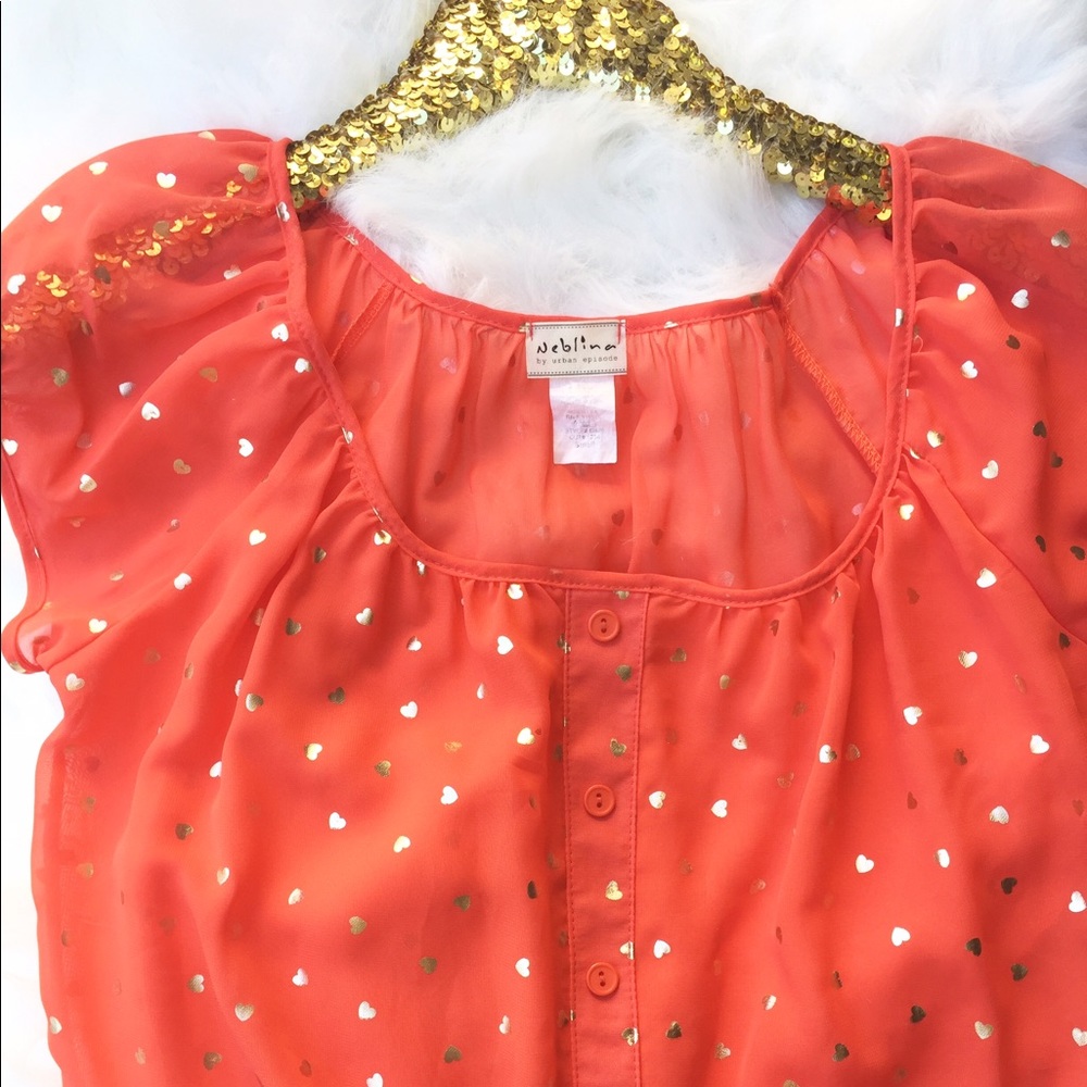 Beautiful Urban Episode Coral Blouse 🌻