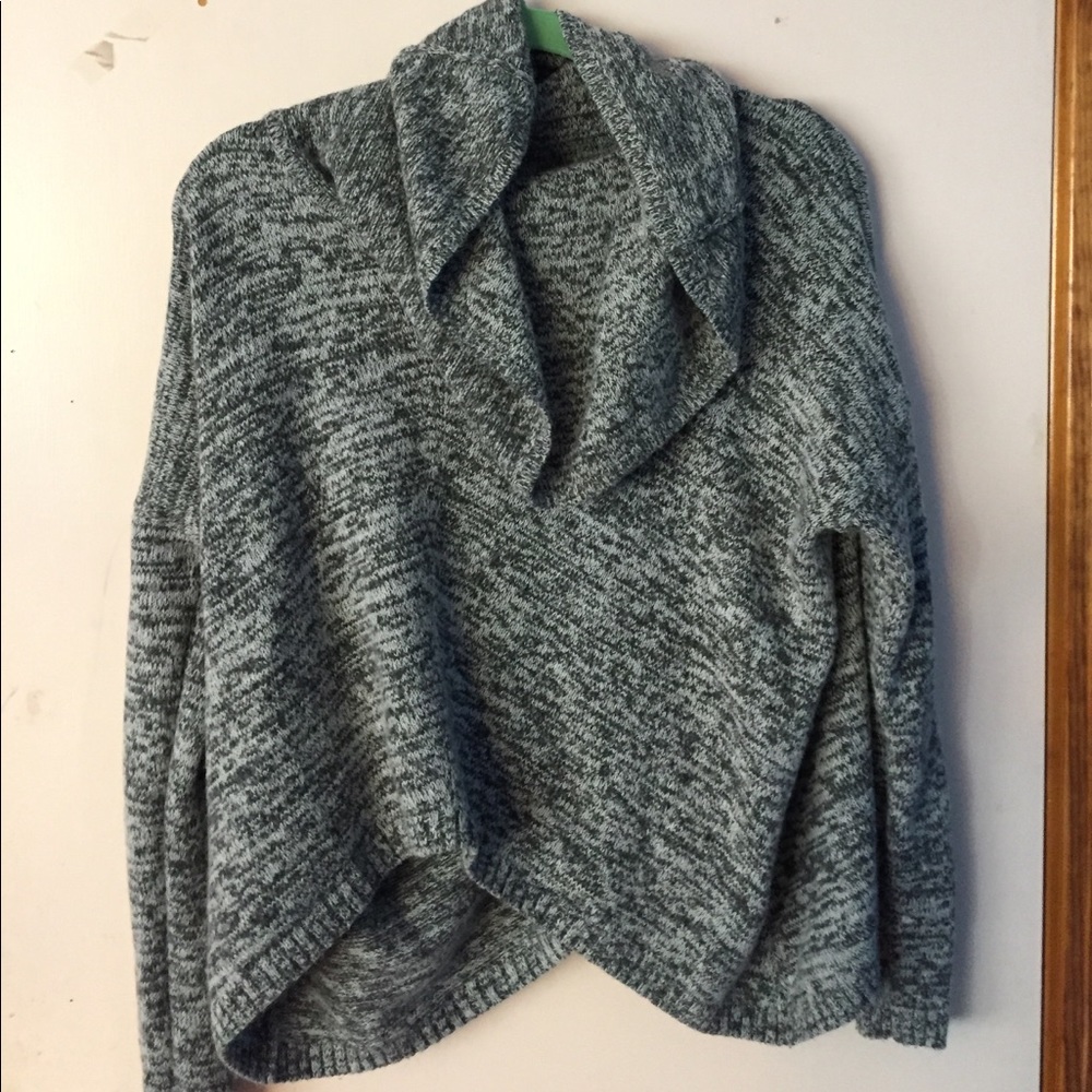 Grey Cowl Neck Sweater