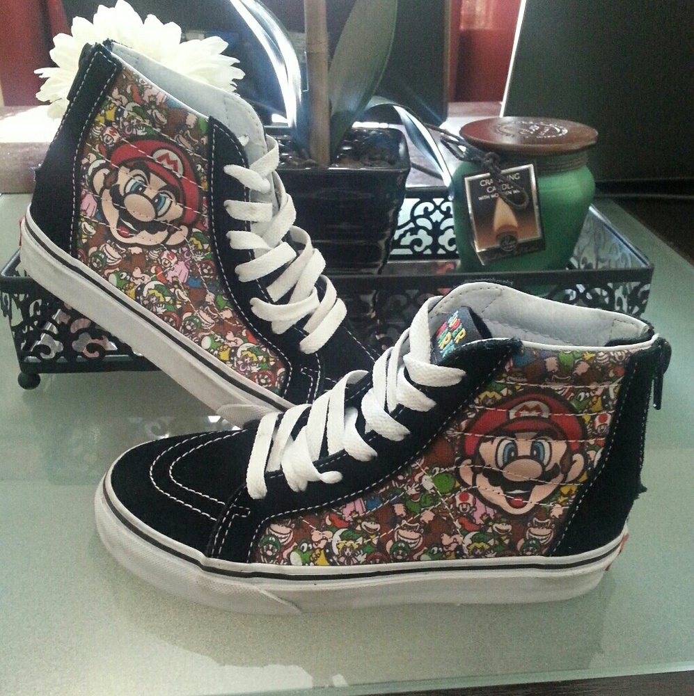 Super Mario High Top Vans