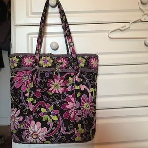 Vera Bradley Purple Punch tote bag