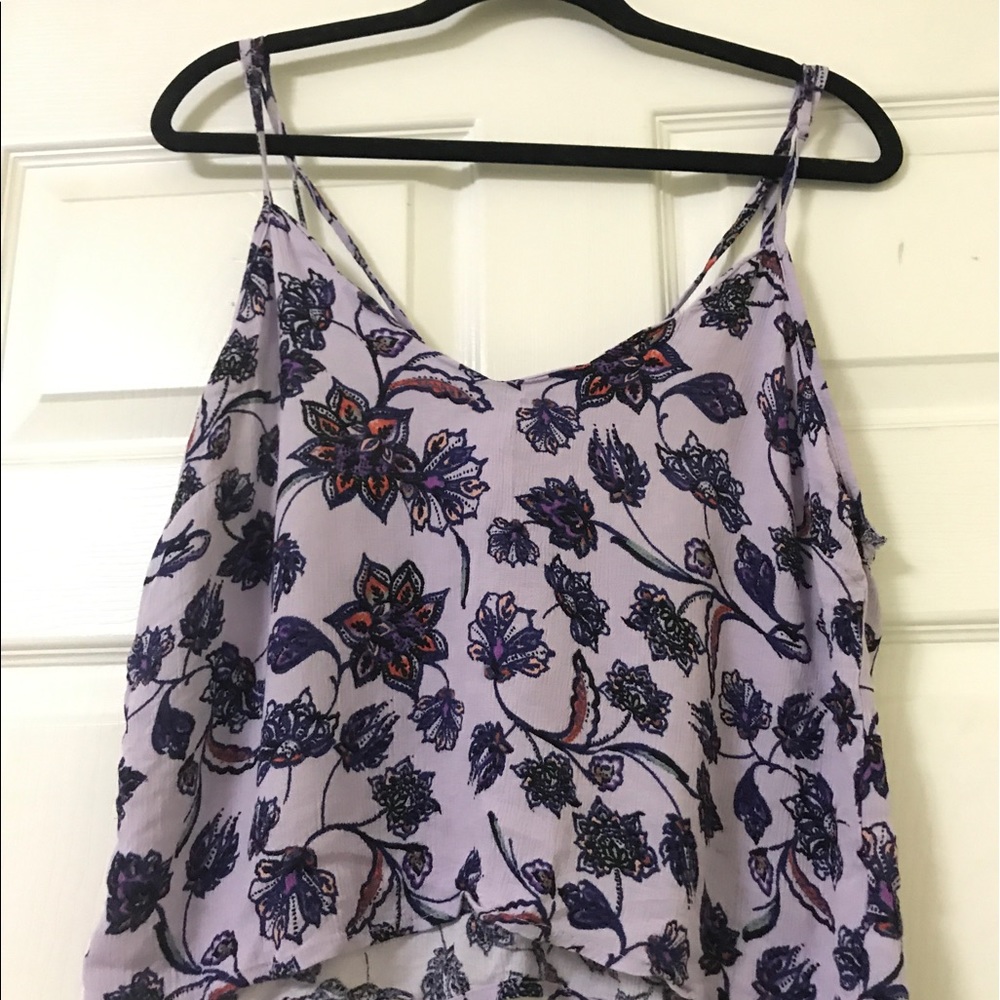 Kendall & Kylie Pac sun purple crop top