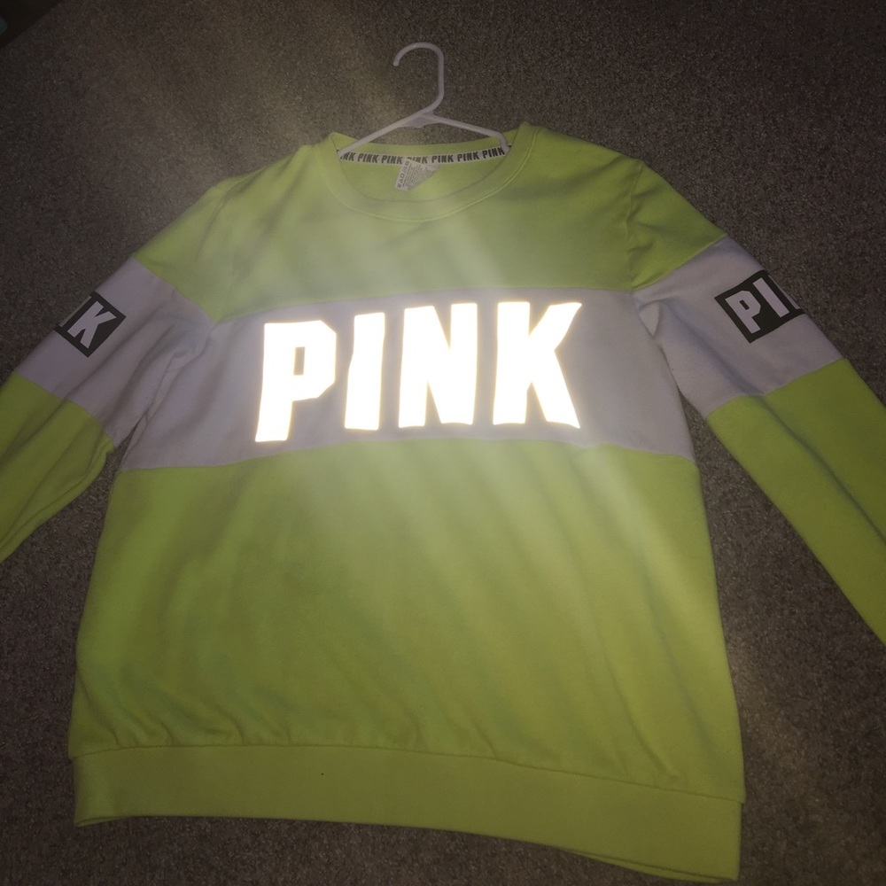 Yellow PINK Crewneck