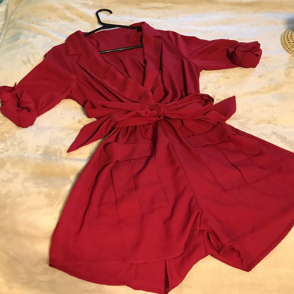 Red Romper from OHrange
