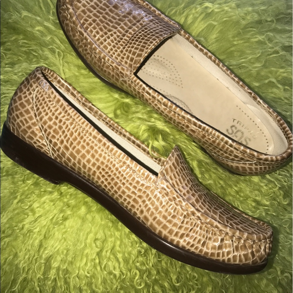 SAS leather Tripad Comfort flats 9.5/9 flats brown