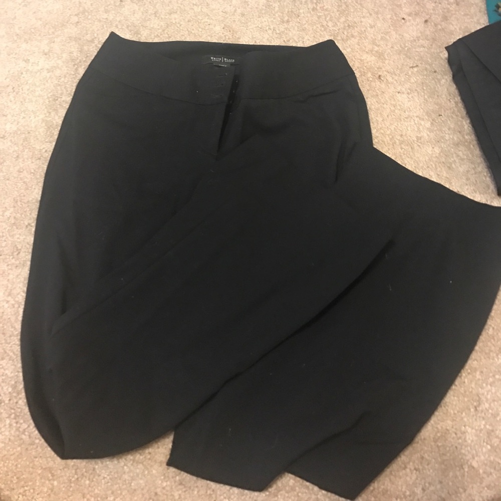 WHITE HOUSE BLACK MARKET BOOT WORK TROUSERS
