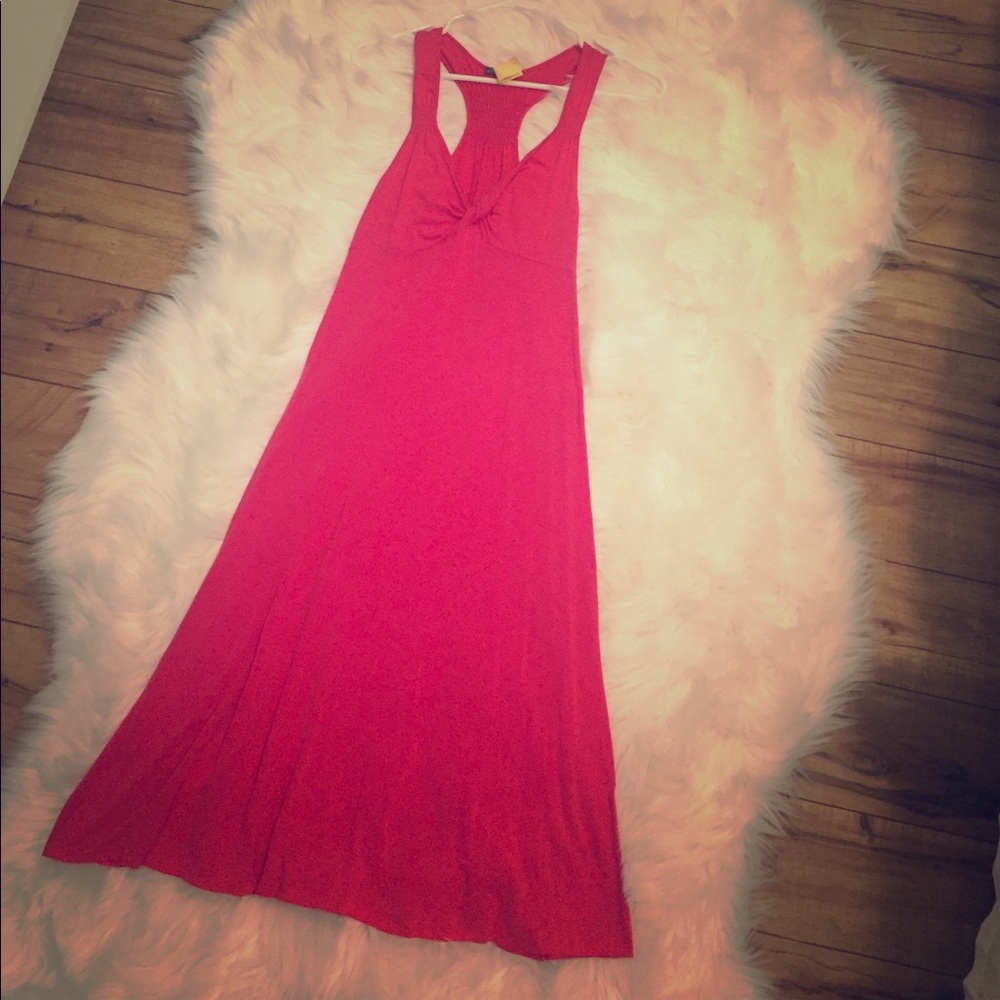 Armani Exchange pink summer dress