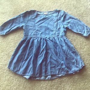Urban Outfitters Denim Babydoll Top