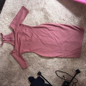 Mauve body con choker dress -Windsor! $60 or BO