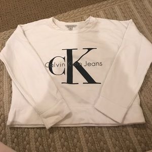 Calvin Klein cropped sweatshirt