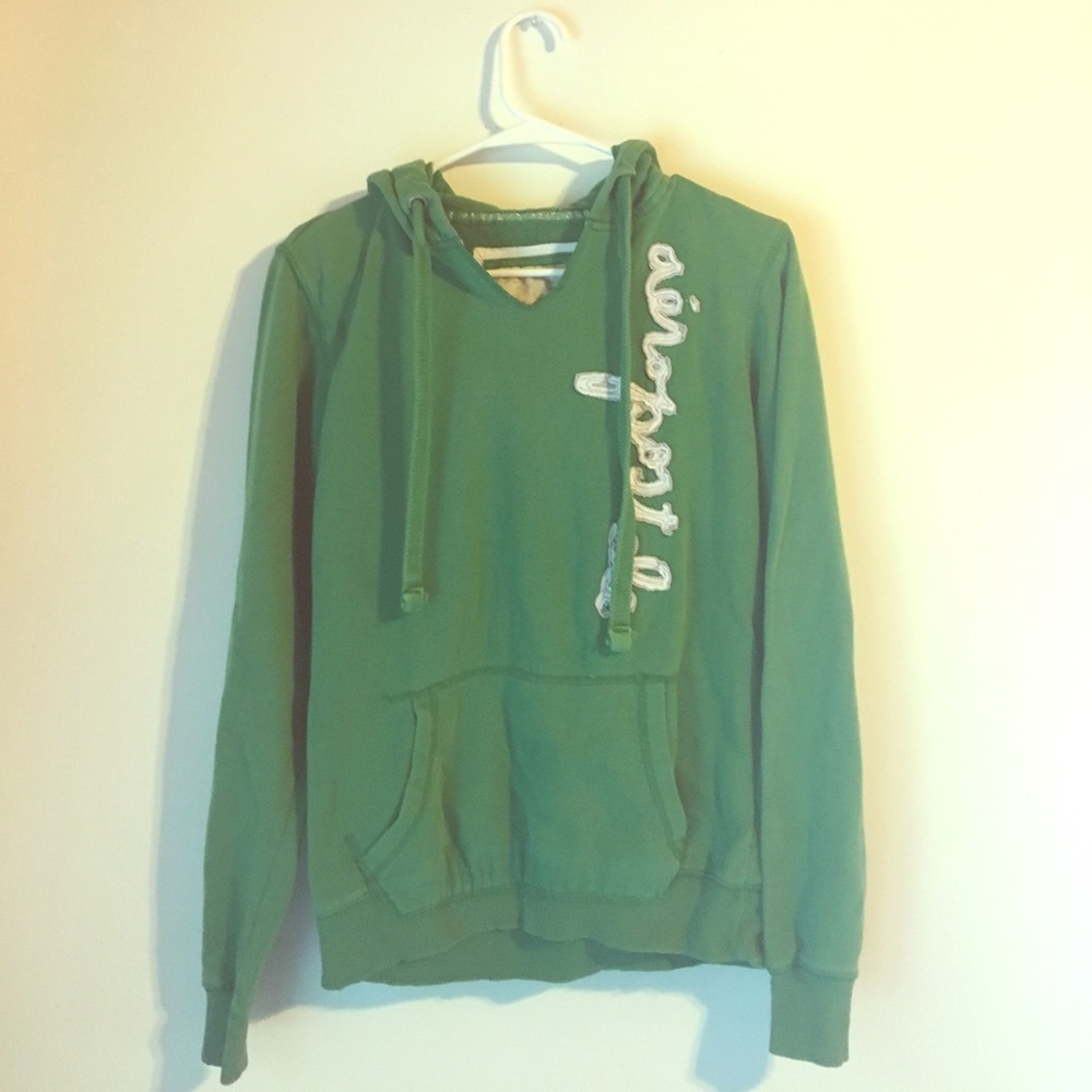 Green Aeropostale, hoodie sweatshirt