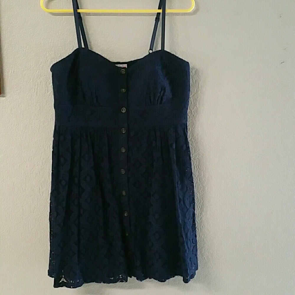 Brand new never washed never worn Navy lace