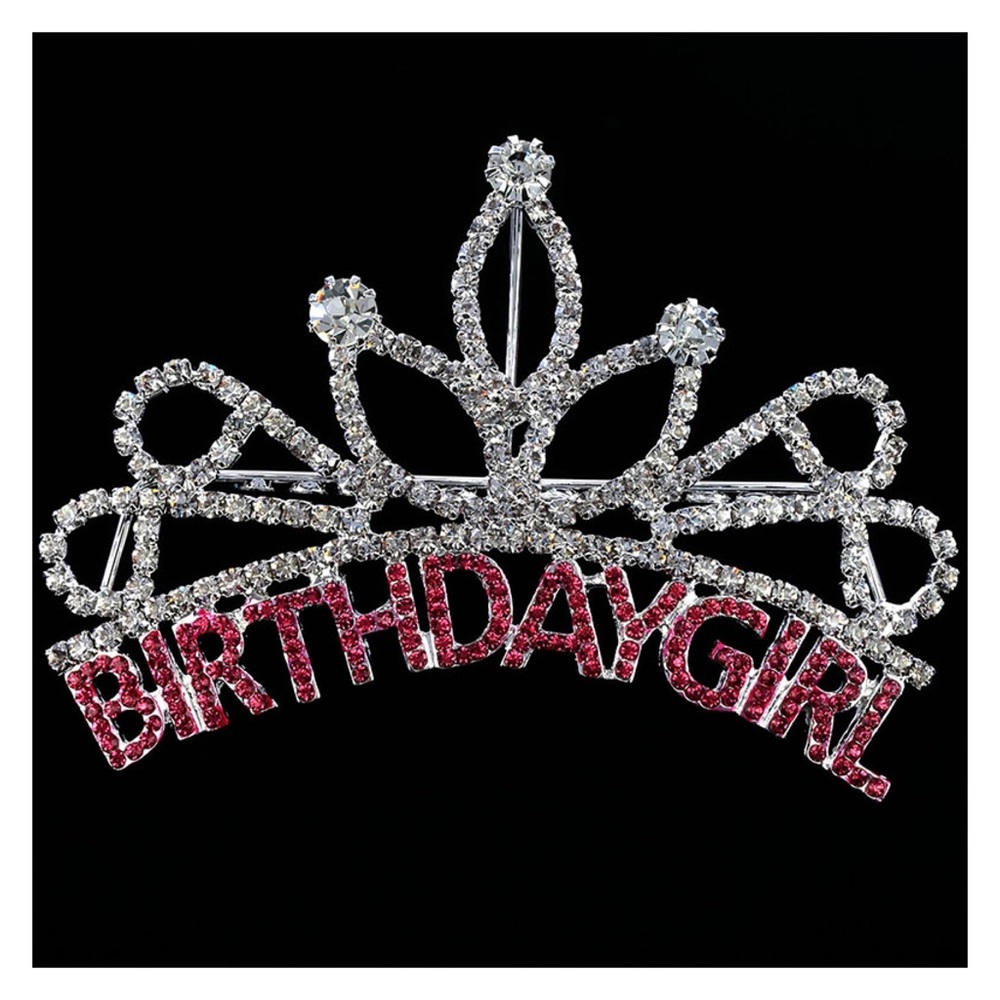 Birthday Girl Tiara Hair Comb