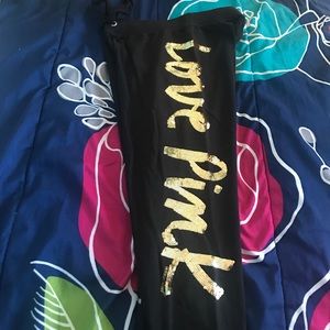 VS PINK Sparkle Cropped Sweatpants