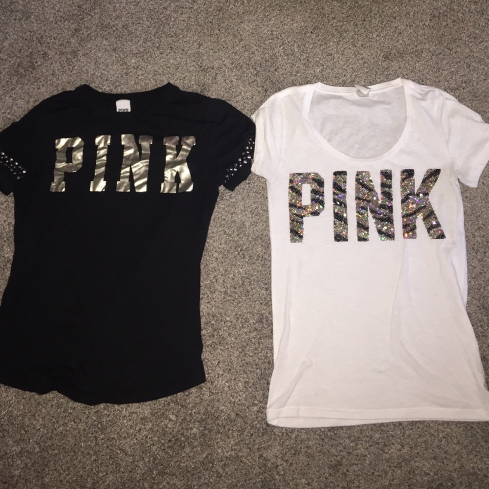 Bundle of 2 PINK Bling Shirts
