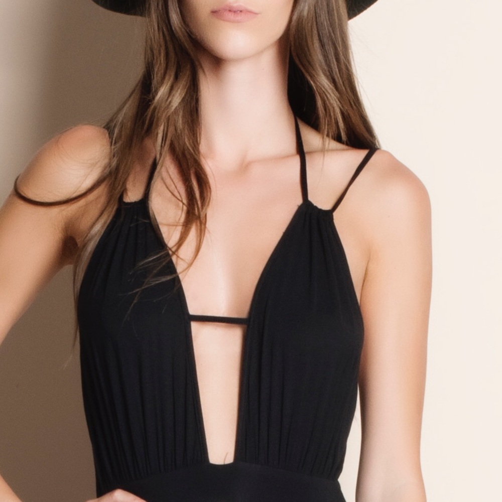 Black Maxi Dress - Picture 3 of 4