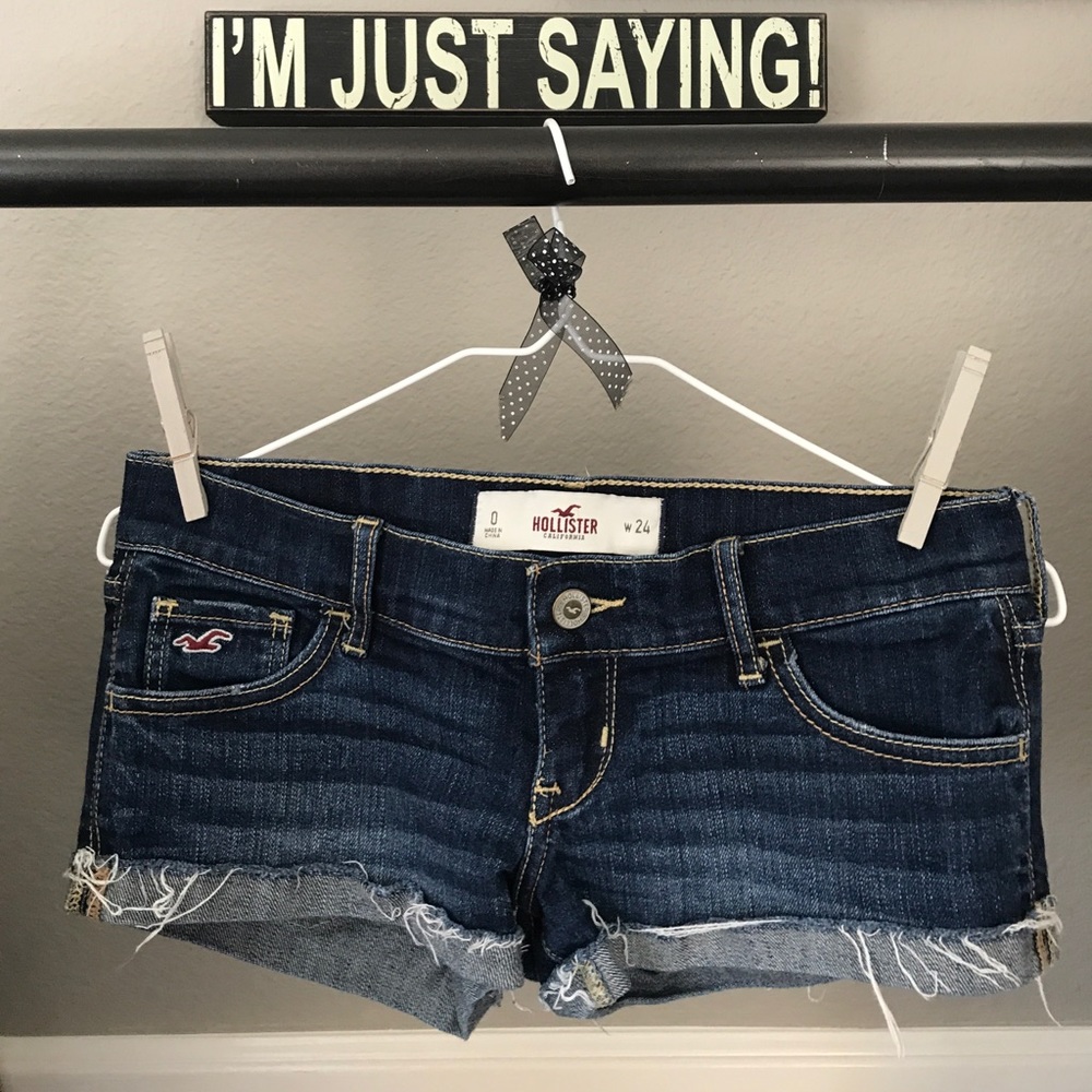 Hollister Liw Rise Denim Shorts
