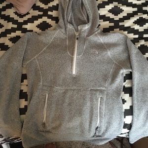 Northface half zip hooded pullover